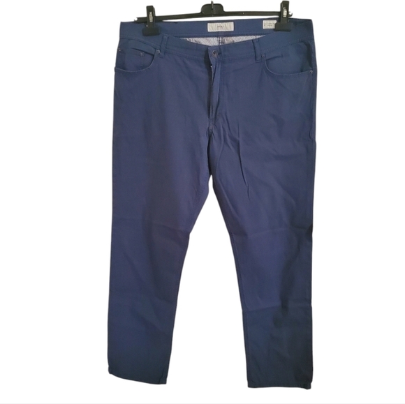 brax feel good Other - Brax Feel Good Cooper Fancy Slate Blue Chino Pants Regular Fit Size 40/32